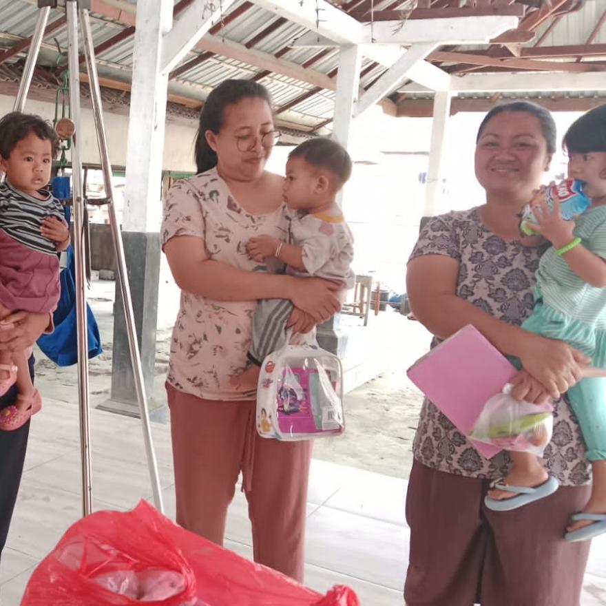 Kegiatan Penyelenggaraan Posyandu Siulan di Br. Dinas Antugan